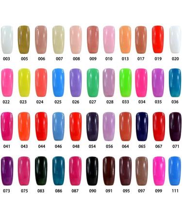 Vishine Soak-Off UV LED Gel Polish Nail Art Manicure Lacquer Orange Red (043) Orange Red - Buy Online on GoSupps.com
