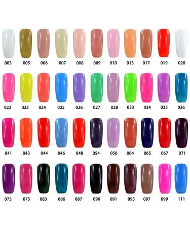 Vishine Shellac Gel Nail Polish Set - 8ml UV LED Soak Off 6 Colors #025 - International Shipping - Buy Online on GoSupps.com