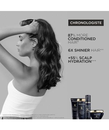 KERASTASE Chronologiste Intense Regenerating Hair Mask - Hyaluronic Acid & Vitamin E Formula for Dry Scalp & Damaged Hair - 6.8 fl oz - Buy Online on GoSupps.com
