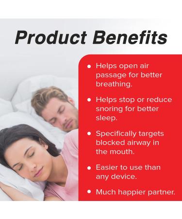 SnoreStop FastTabs - Natural Anti-Snoring Chewable Tablets for Better Sleep - 60 Count - Buy Online on GoSupps.com
