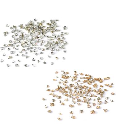 50Pcs Pointed Bottom 3D Crystal Glass Nail Rhinestones Stone 3D Crystal Gems DIY Manicure Decoration Accessories Manicure Decorations Nail Ornamentation - Buy Online on GoSupps.com