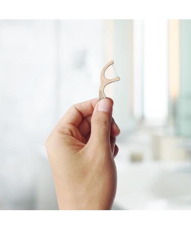 Plant-Based Floss Picks | Fresh Mint | Eco-Friendly Vegan Oral Care - Dentist Approved - Removes Plaque - 50 Count Pack - Buy Online on GoSupps.com