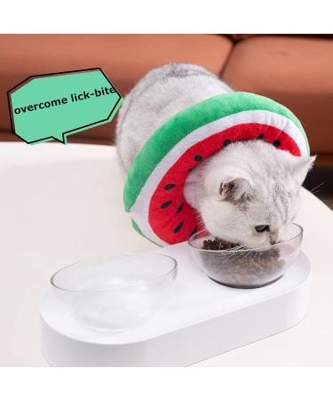 Crazy Bean Postoperative Protective Collar for Cats | Soft Adjustable & Comfortable Kitten Collar in Watermelon - Safe Recovery Solution - Buy Online on GoSupps.com