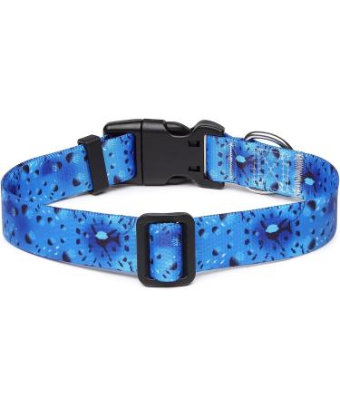 Suredoo Adjustable Soft Nylon Dog Collar for Small Medium & Large Dogs Ocean Color (S 25-40 cm Neck) - Buy Online on GoSupps.com