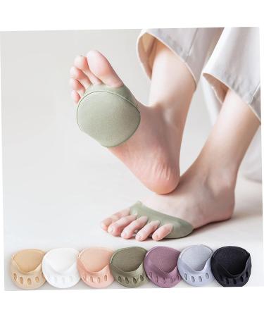 Forefoot Pads Honeycomb Fabric - High Heel Toe Pads for Women | 3 Pairs in Skin Green & Purple - Summer Comfort - Buy Online on GoSupps.com