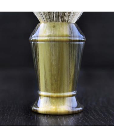 Haryali London Silver Lace Roof Hair Shaving Brush - Sophisten Collection | Hand-Mounted Imitating Horn Handpiece - International Shipping Available - Buy Online on GoSupps.com