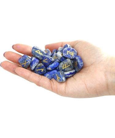 Zack & Milo Cluster Pyrite Heart with Lapis Lazuli Runes Stones Set | Fool's Gold Pyrite Cluster Heart Stone for Healing Crystal Reiki Vastu Chakra Meditation Positive Energy - Buy Online on GoSupps.com
