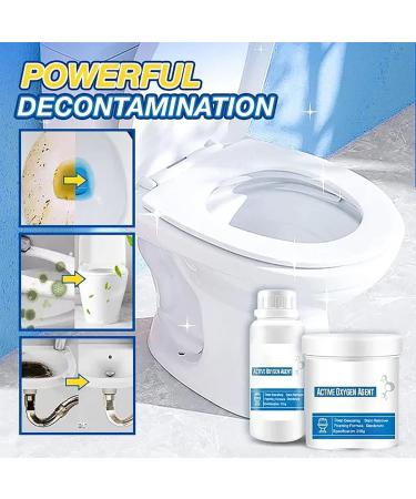 Toilet Active Oxygen Agent All Purpose Deep Descaling Cleaning Powder Deodorization and Fragrance Retention Cleaner Active Oxygen Decomposition Urine Stains Toilet Cleaning Supplies (110g) - Buy Online on GoSupps.com