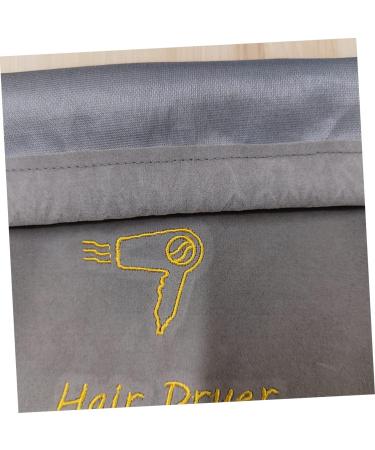 Drawstring Storage Bag Portable Hair Dryer Bag Drawstring Bag Velvet Bag Hair Dryer Cloth Embroidery - Buy Online on GoSupps.com