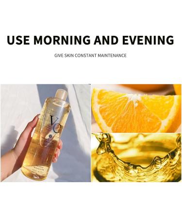  G n rique VC Toner Refreshing Hydrating Rejuvenating Wet Compress Moisturizing Water Lotion Vitamin C Toner Enhance Skin Elasticity Deeply Hydrate for All Skin Types (300ml) - Buy Online on GoSupps.com