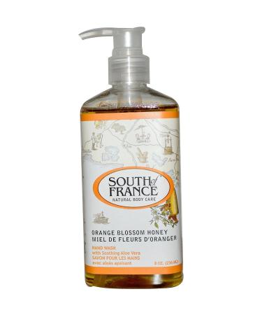 South Of France Liquid Soap Orange Blossom Honey 8 Fluid Ounce