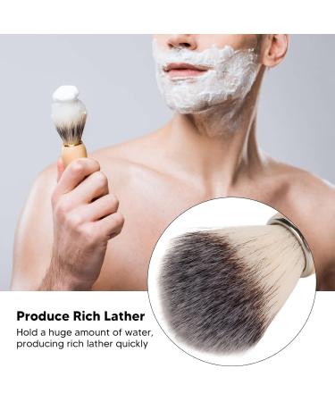 Buy Sonew Men's Professional Shaving Foam Brush - Portable Wooden Handle Beard Care Tool for Home & Salon - Buy Online on GoSupps.com
