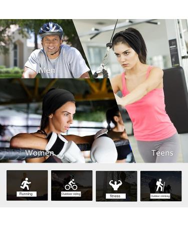 Wecoe 6 Pack Black Headbands for Women - Wide Elastic Fashion African Headbands - Perfect for Wigs, Head Wrap, Running, Yoga - Halloween Hair Accessories - Buy Online on GoSupps.com