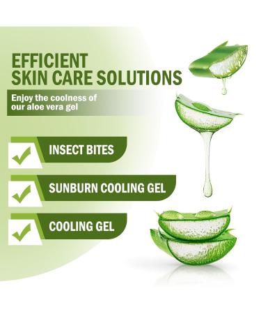 99% Organic Aloe Vera Gel Aloe Vera Soothing Gel Natural Moisturizing Lotion for Soothing Skin Care Long Lasting Moisturizing body Lotion After Sun Skin Care Cream for Face and Skin (260ml) - Buy Online on GoSupps.com