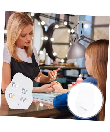Nail Art Display Stand Acrylic Nail Art Display Frame Nail Practice Board Color Card Display Board Nail Art Board Clear Nail Gel Manicure Showing Board Mini Exercise Board White White 15x11.2cm - Buy Online on GoSupps.com