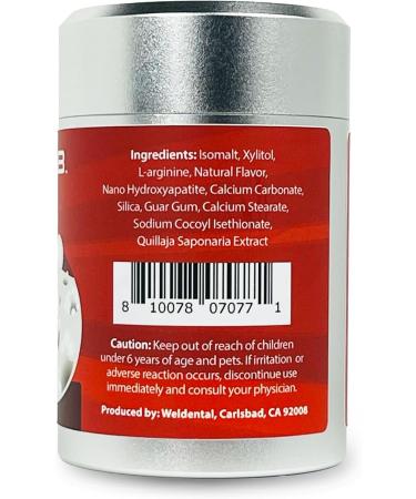 Buy Chewtab Sensitive Whitening Toothpaste Tablets - L-arginine & Nanohydroxyapatite 60 Count Cinnamon Flavor | International Shipping Available - Buy Online on GoSupps.com