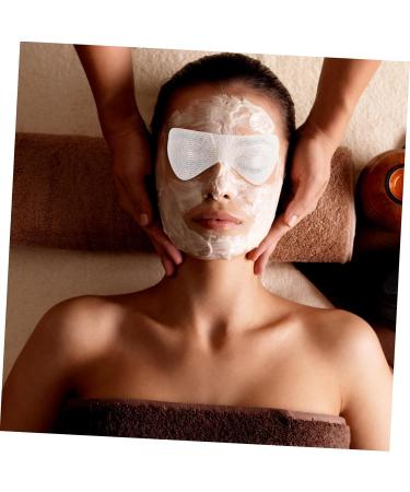 FRCOLOR 60 Sheets Eye Mask Eye Patches Eye Beauty Paper Blackout Eye Cover Warm Eye Compress Eye Treatment Products Reusable Eye Pads Non-woven Fabric Facial Mask Invisible Sticker White - Buy Online on GoSupps.com
