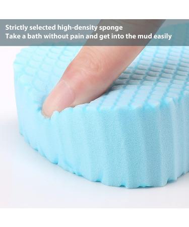 Soft Exfoliating Bath Sponge Set for Dead Skin Removal - 2 Pack (Pink & Blue) - Buy Online on GoSupps.com