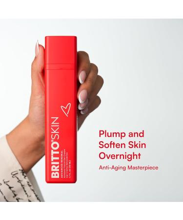 BRITTO SKIN Advanced Renewal Facial Gel Cream Anti-Aging Retinal + Peptides 1.7 fl. oz. Hydrating & Firming Fragrance-Free Vegan Formula - Buy Online on GoSupps.com