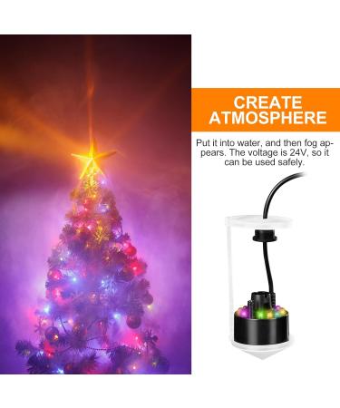 Delamiya Ultrasound Nebulizer | 12 LED Color-Changing Mist Maker for Fountains & Ponds - Premium Water Fogger with Removable Spray Protection - Buy Online on GoSupps.com
