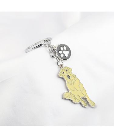 Ensianth Dog Keychain - Perfect Gift for Dog Lovers | Puppy Paw Print Keyring for Dog Owners - Ideal for Mom & Dad - Buy Online on GoSupps.com