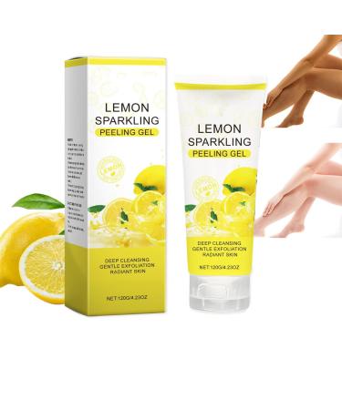 Whitening Cream Exfoliating Gel face scrub Whitening Exfoliating Gel Exfoliating Gel Scrub Face Scrub Gel Natural Lemon Peeling Gel Lightening Exfoliating Peeling Gel (1pc)
