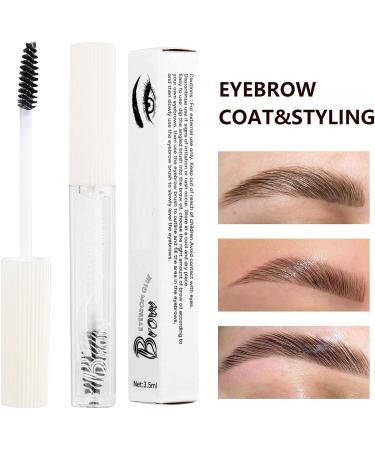 Eyebrow Gel | Long-Lasting Brow Gel for Styling and Sculpting - Waterproof and Sweat-Proof Clear Eyebrow Glue Brows Styling Gel Beauty Salon Home Use Makeup - Buy Online on GoSupps.com
