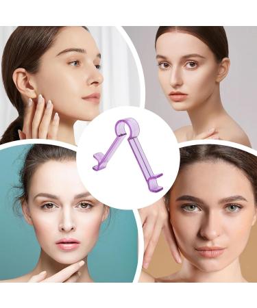 Shakven Double Chin Exerciser Face Neck Toning Exerciser Face Slimming Trainer Tool for Women and Men Double Chin Exercise Device for Lift Skin Purple - Buy Online on GoSupps.com