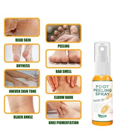 Anself Foot Repair Care Spray | Orange & Tea Tree | 30ml Fruit Acid Foot Care Liquid | International Shipping - Buy Online on GoSupps.com