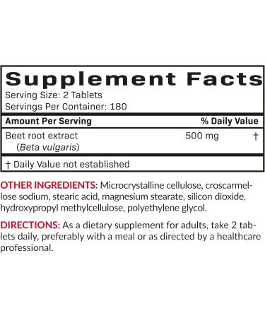 Futurebiotics Beet Root Extra Strength Non-GMO 360 Vegetarian Tablets 360 Count (Pack of 1) - Buy Online on GoSupps.com