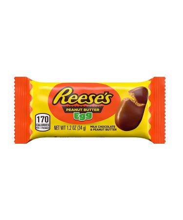 REESE'S Milk Chocolate Peanut Butter Eggs  Easter Candy  1.2 oz Packs (36 Count) - Buy Online on GoSupps.com