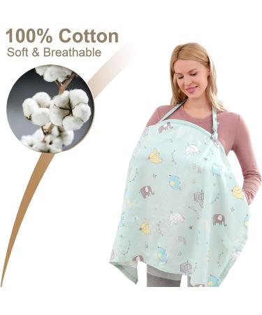Adjustable Breastfeeding Cover for Full Privacy and Protection - Nursing Shawl for Breastfeeding Up - Buy Online on GoSupps.com
