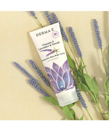 Derma E Vitamin E Shea Body Lotion - Lavender & Neroli 8 oz | Skin Smoothing & Hydrating - Buy Online on GoSupps.com