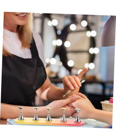 Beaupretty 5 Sets Nail Practice Holder Beauty Nail Holders Nail Holders for Nail Art Artificial Topiary Trees Portable Air Conditioners Press on Nail Kit Decor Magnetic Plastic Storage Box - Buy Online on GoSupps.com