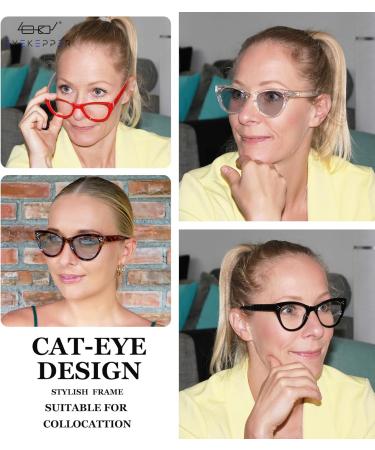Eyekepper Women's Cat Eye Photochromic Reading Glasses +1.50 Diopters - Stylish Tortoise Design International Shipping Available - Buy Online on GoSupps.com