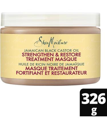 SheaMoisture Jamaican Black Castor Oil Leave-In Conditioner and Hair Treatment Masque Bundle Leave In Conditioner+Hair Treatment Masque - Buy Online on GoSupps.com