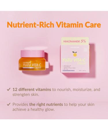 Buy Seoul Cosmetics Lalarecipe Yuzu Vita C Cream 50ml - Brightening & Hydrating - International Shipping Available - Buy Online on GoSupps.com