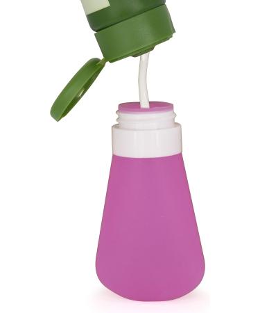Buy Mygadget Travel Bottles Set - 4 Silicone Leakproof Containers for Air Travel - Blue & Pink - Ideal for Hand Luggage - Buy Online on GoSupps.com