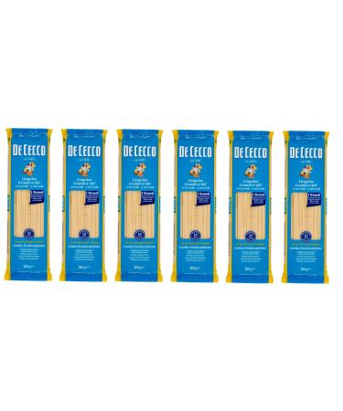 De Cecco Pack of 6 De Cecco 100% Italian Linguine Grandi pasta no. 407 500g