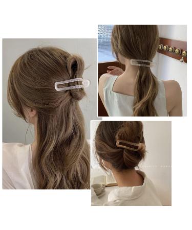 Aaiffey Alligator Hair Clips - 5 Pcs Matte Premium Strong Non-Slip Professional Styling Clips for Women - Ideal for Any Hairstyle - Buy Online on GoSupps.com