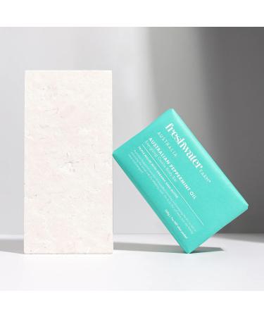 Energising Castile Body Bar | Australian Peppermint Oil | Natural Triple-Milled Soap with Organic Shea Butter | Buy Internationally - Buy Online on GoSupps.com