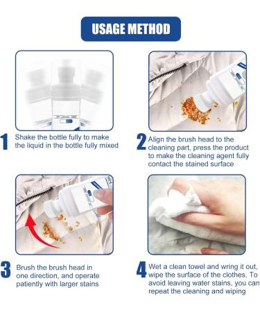 Down Dry Cleaner | Sponge Nozzled Down Cleansing Foam Dry Cleaning Agent | Perfect Home Down Care Kit for All Down Filled Outerwear and Gear Rundaotong - Buy Online on GoSupps.com