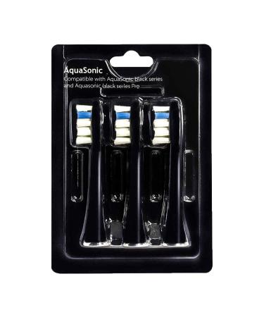 AquaSonic Proflex Brush Head Replacement 3-Pack - Upgraded Proflex Brush Heads for Improved Plaque Removal