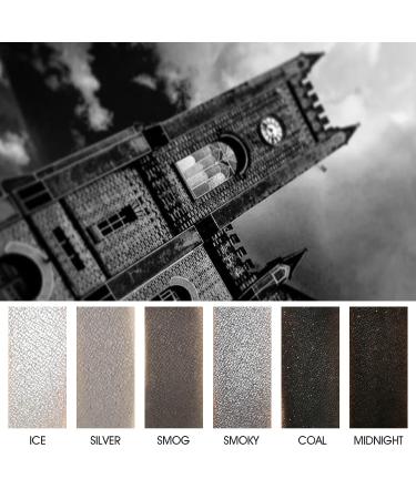 De Lancy Panda Smokey Eye Shadow Palette - 9 Colors for Goth Makeup | High Pigmented Matte & Shimmer Shades in Black, Grey & White - Perfect for Halloween - Buy Online on GoSupps.com