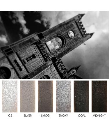 De'lanci Black Smoky Eyeshadow Palette - 9 Colors for Goth Makeup | High Pigment Matte & Shimmer | Perfect for Halloween - Buy Online on GoSupps.com