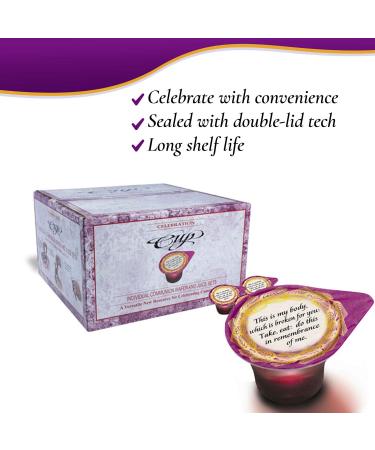 Celebration Cup: Prefilled Communion Cups & Wafer Set - 250 Pack for Events - Buy Online on GoSupps.com