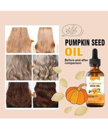 Pumpkin Seed Oil for Hair Growth Pure Cold Pressed Pumpkin Seed Oil Moisturize Scalp and Promote Hair Growth Strengthen Hair Root Hair Growth Oil for Women & Men - Buy Online on GoSupps.com