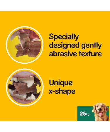 Pedigree Dentastix Fresh Dental Chews for Large Dogs 25 kg+, 28 Sticks - Buy Online on GoSupps.com