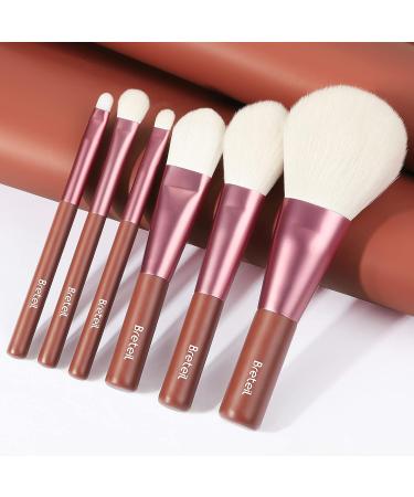 Buy Breteil 6-Piece Dense Bristle Makeup Brush Set - Professional Foundation Powder Blush Concealer & Eye Brushes - Short Handle - Perfect for Flawless Makeup Application - Buy Online on GoSupps.com