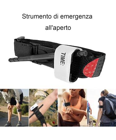 Feloyal Tourniquet Set - Tactical Emergency Accessories for Hiking & Hunting | Blood Loss Control - Black (2 Pack) - Buy Online on GoSupps.com